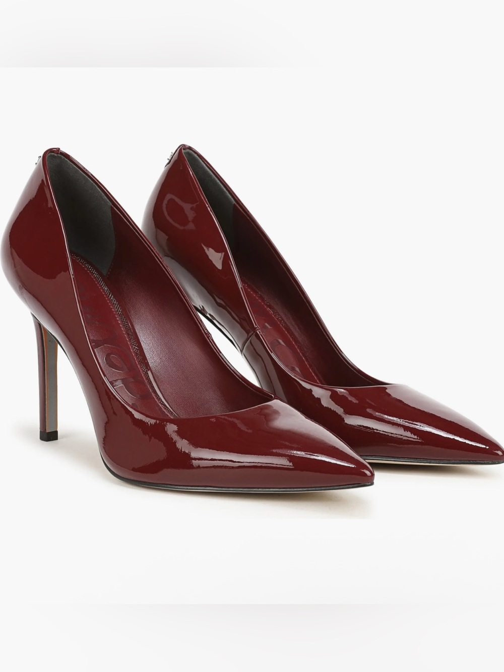 NWOB SAM EDELMAN Hazel Pointed Toe Pump in French Merlot